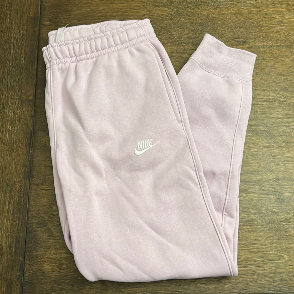 Nike lilac jogger, size medium